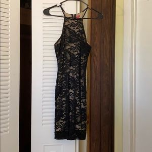 Black Lace Cocktail Dress
